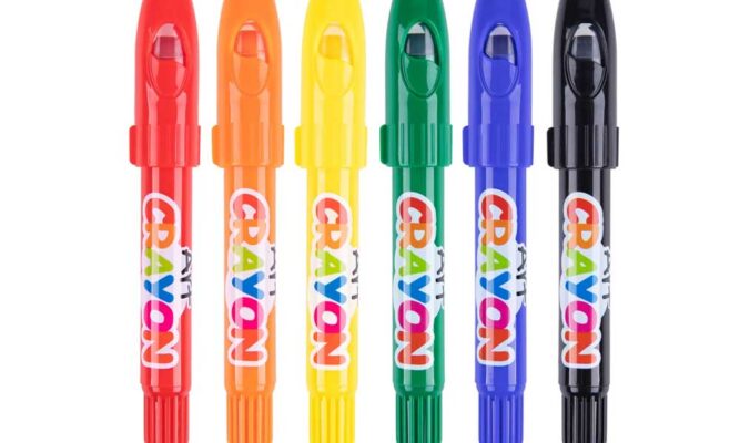 Шовкові олівчики 6 кольорів