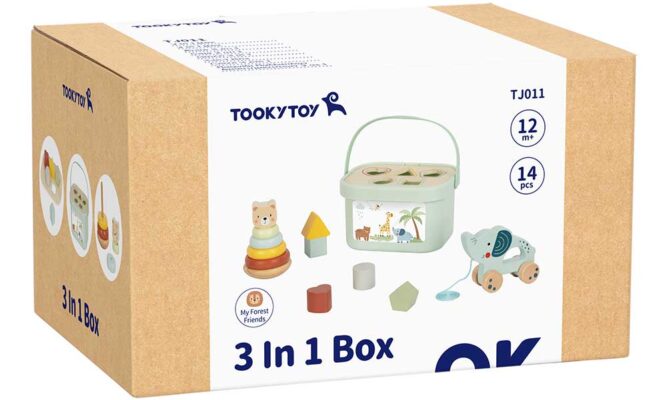 Розвиваючий бокс 3в1 для малюків