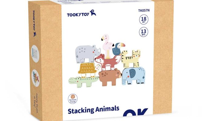 Координаційна гра "Вежа звірят" (новий дизайн)