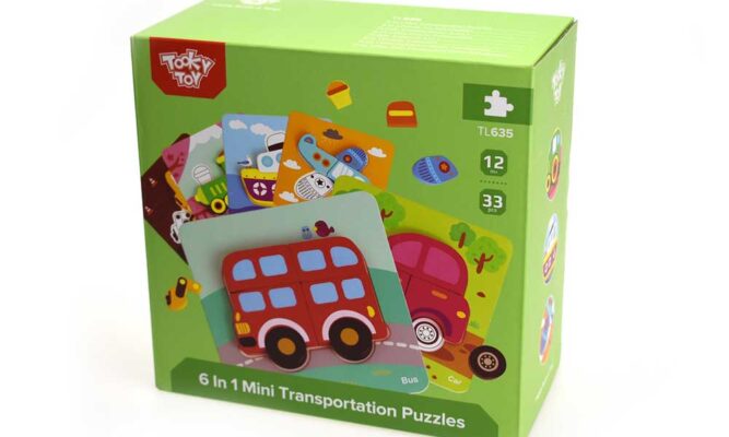 Перші пазли 6в1 "Транспорт"