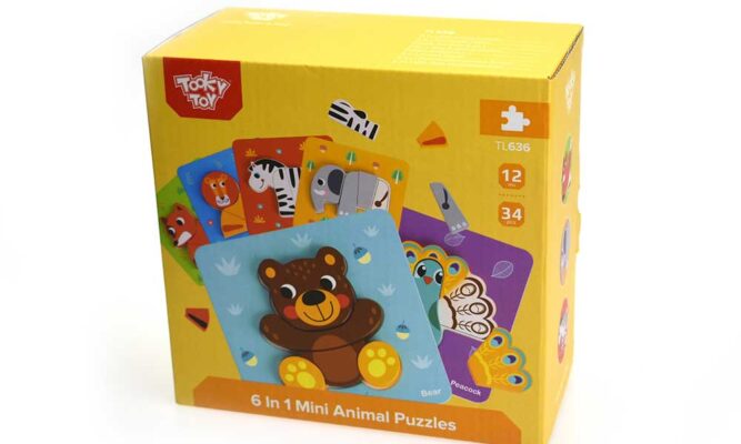 Перші пазли 6в1 "Тваринки"