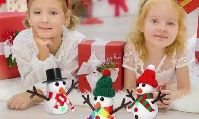 Творчий набір з тістом "Сніговички"